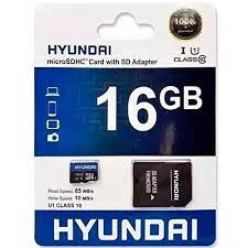 hyundai microSD with SD adapter 16GB