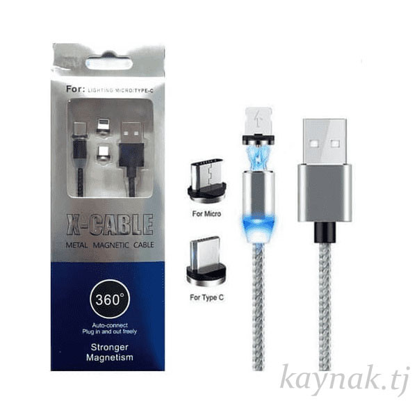 USB кабель магнитный 3 в 1