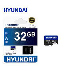 hyundai microSD with SD adapter 32GB