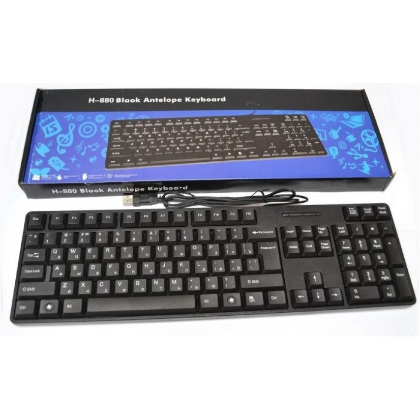 клавиатура проводная H-880