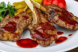 Перзола из баранины с курдючным жиром